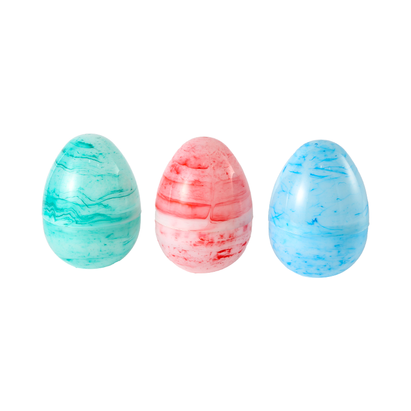 20cm marbled eggs large plastic Easter eggs with colorful effect